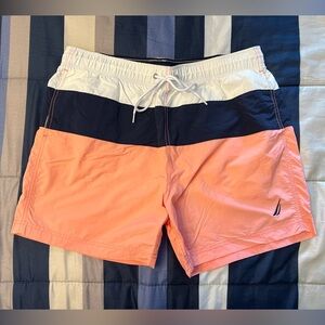Nautica Colorblock Swim Shorts